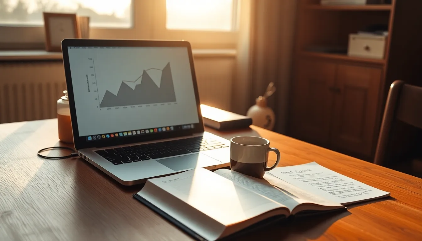 재테크 관련 이미지: 여러 그래프와 돈 관련 아이콘들